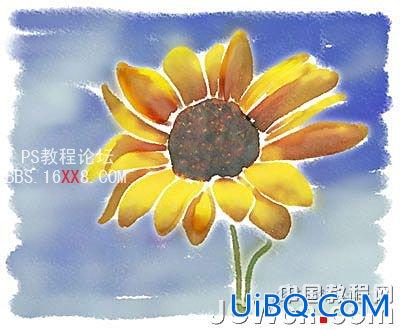 PS制作印象派水彩画效果