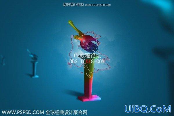 用Illustrator和PS制作一个3D的壁纸