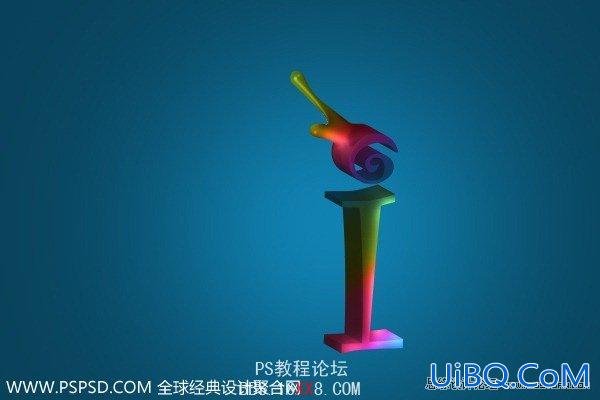 用Illustrator和PS制作一个3D的壁纸