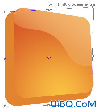 ps设计橙色RSS玻璃图标