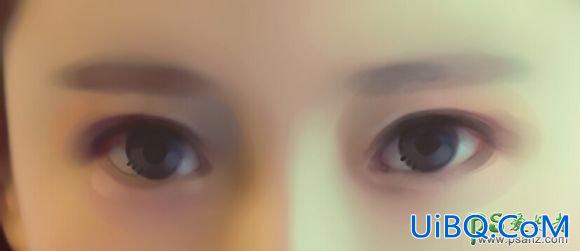 PS给唯美的手机美女照片制作成仿手绘冰美人效果图