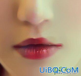 PS给唯美的手机美女照片制作成仿手绘冰美人效果图