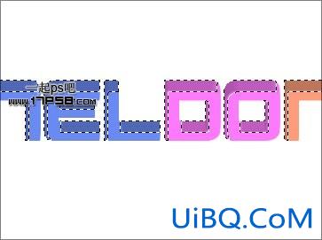 用ps制作植物3D立体字