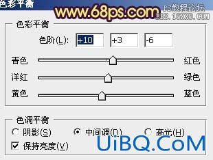 ps处理特写人物图片柔和的紫黄色