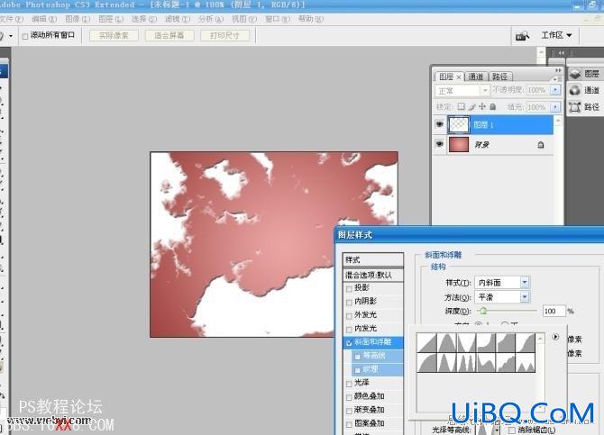 PS制作剥落的墙皮效果教程