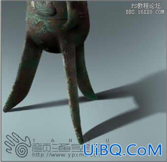 ps写实技巧：制作古董青铜器