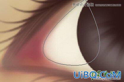 Photoshop手绘初学者教程：学习人物仿手绘过程中眼睛的绘制方法
