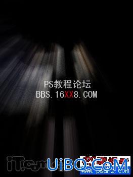 Ps给天空图片加上漂亮的彩色透射光束