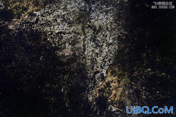 ps肮脏泥土字效果教程
