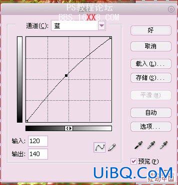 PS调出模特图片柔美的红青色