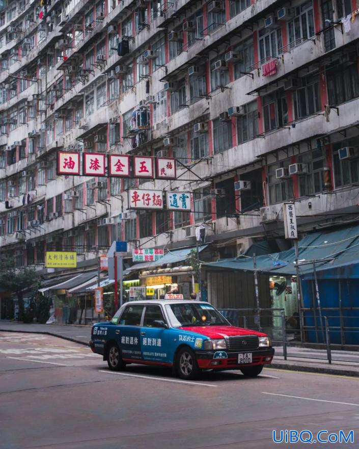 ps后期调色教程：给室外拍摄的街景照片调出暗黑系色彩。