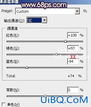 PS调出树林模特图片鲜艳的橙色调