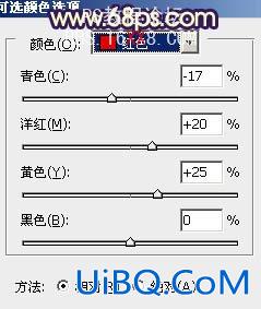 PS调出树林模特图片鲜艳的橙色调