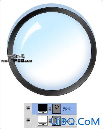 用ps制作金属质感放大镜