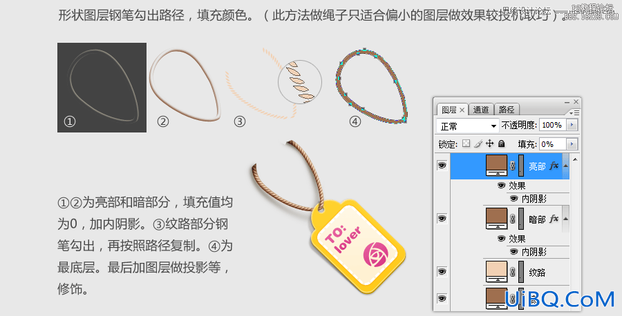 ps设计礼盒UI图标