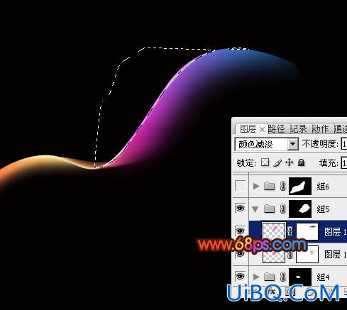 ps制作梦幻的彩色艺术光丝壁纸