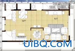 用ps完成设计彩色平面布置图——下部