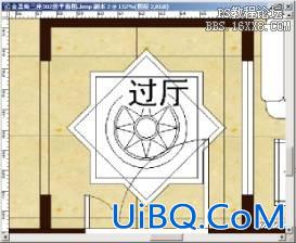 用ps完成设计彩色平面布置图——下部