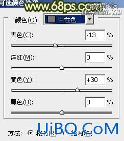 ps处理外景人物图片灿烂的夏季色
