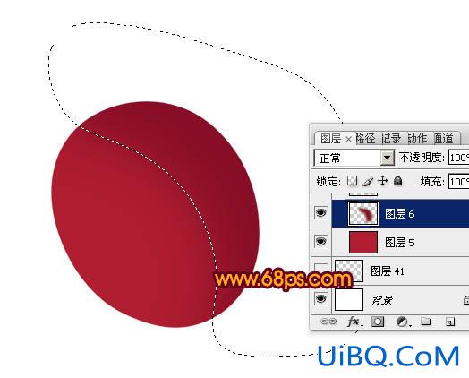 ps制作漂亮的红色李子