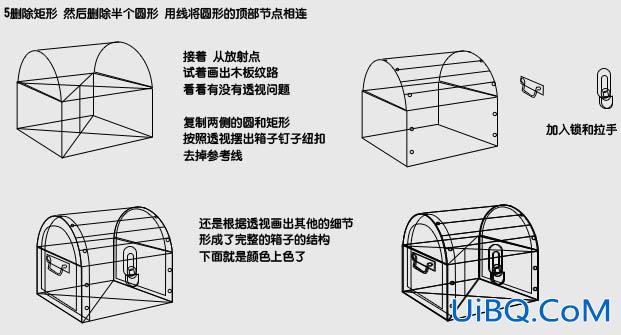 ps制作一个古典的小木箱