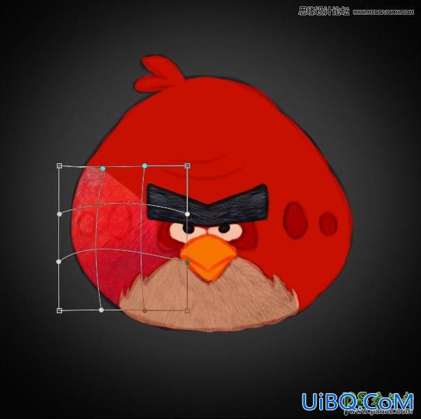PS手绘愤怒的小鸟素材图片，愤怒的小鸟手绘效果图