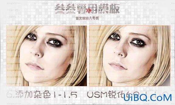 PS把美女图片转为强质感油画效果