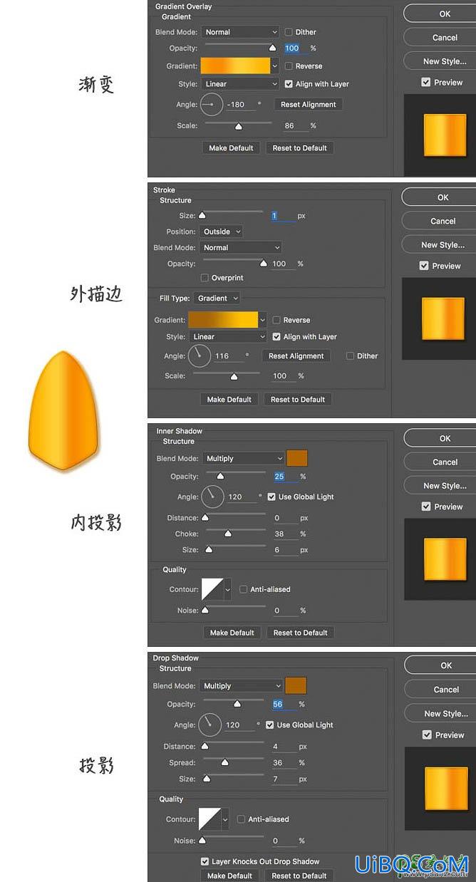 PS鼠绘可爱的小黄鸡失量图素材，萌萌的小鸡图片。