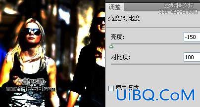 用ps制作时尚高对比度图片特效