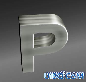 ps金属纹理3D立体字教程