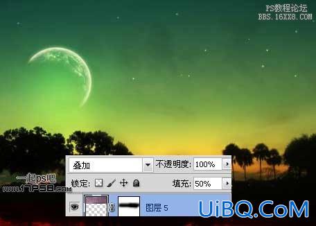 用ps制作神奇夜景