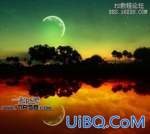用ps制作神奇夜景