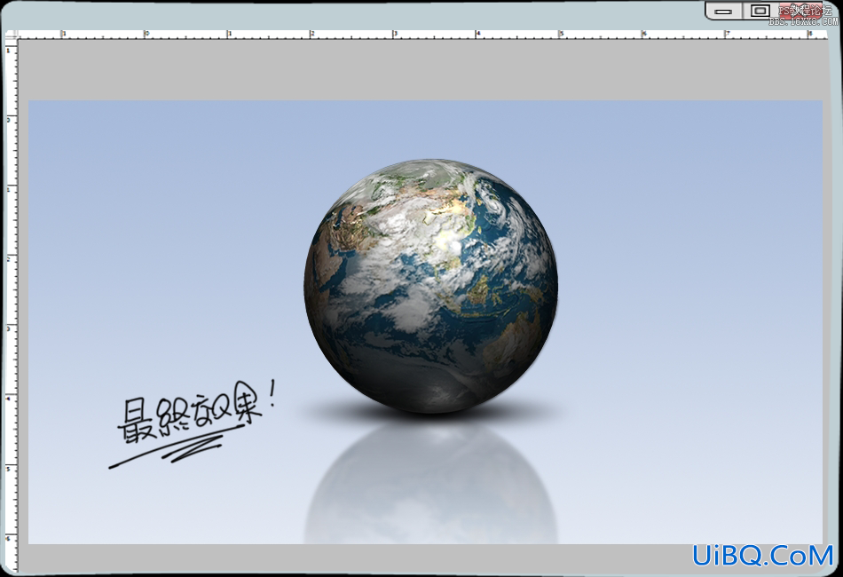 ps 5 绘制3D地球