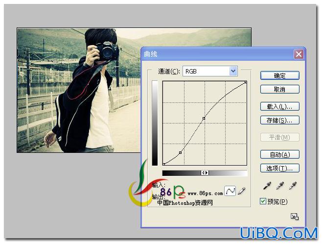 ps三步为帅哥图片调出流行色调