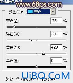 ps处理海景婚纱照片淡雅的青紫色