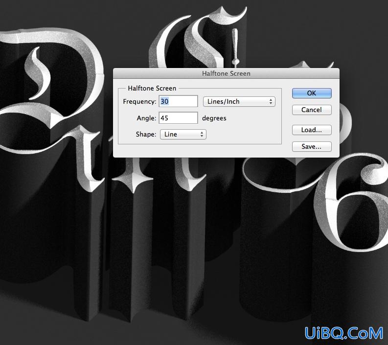 ps CS6设计3D字教程