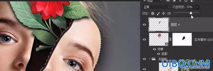 利用Photoshop溶图技术制作一张创意十足的人像合成照片,很有设计感。