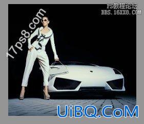 用ps为图片添光加彩