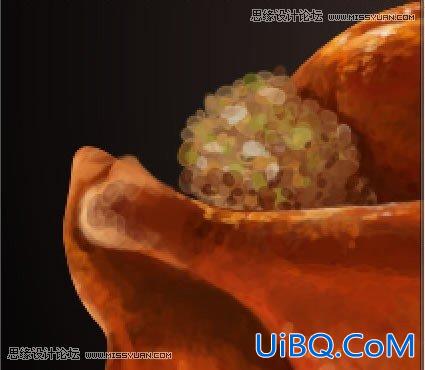 ps鼠绘逼真烤鸡