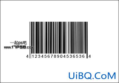 如何用ps制作条形码