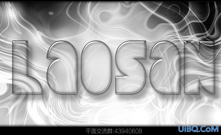 ps巧用图层样式做玻璃字体教程