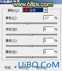 ps处理树林美女图片甜美的淡黄日韩色