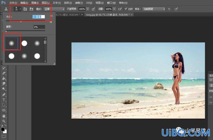 Photoshop＂分身术”用仿制图章工具在场景中合成出多个自己的创意画面