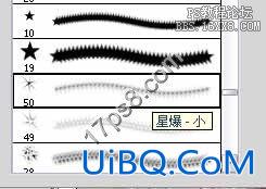 用ps为图片添加一串火花