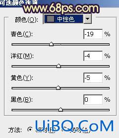 ps人物暗蓝色调调色教程
