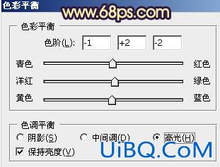 ps人物暗蓝色调调色教程