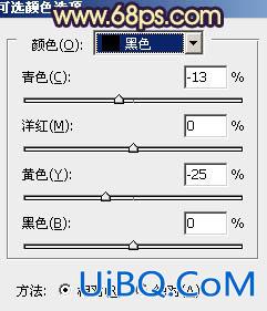 ps人物暗蓝色调调色教程