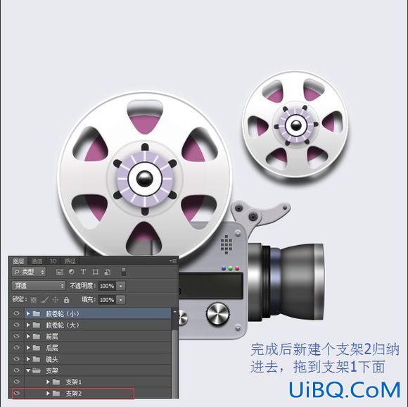 PS鼠绘一部播映机素材图,播影机,放映机图片。