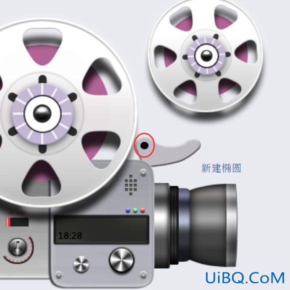 PS鼠绘一部播映机素材图,播影机,放映机图片。