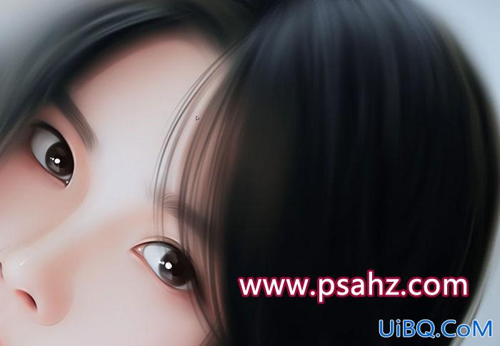 Photoshop手绘美女教程：学习给可爱美女写实照片调出唯美转手绘风格